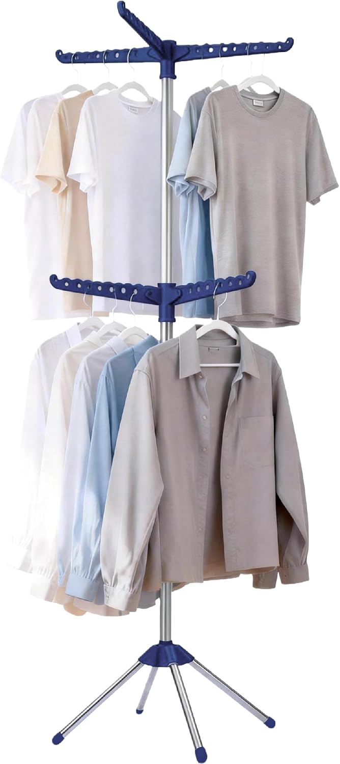 Beaudaily Clothes Drying Rack, Foldable 74.8-Inch Laundry Drying Rack, Indoor...