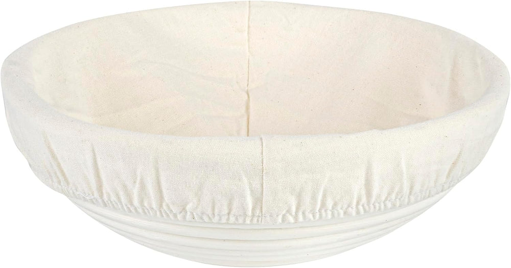 Restaurantware Round Natural Rattan Banneton Proofing Basket, 10 Pack