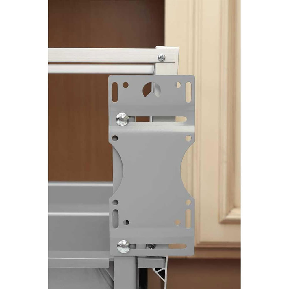 Rev-A-Shelf Double 27 Quart Pull Out Trash Can for Base Kitchen Cabinets, Sto...