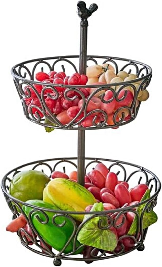 2-Tiered Basket, Fruit Stand
