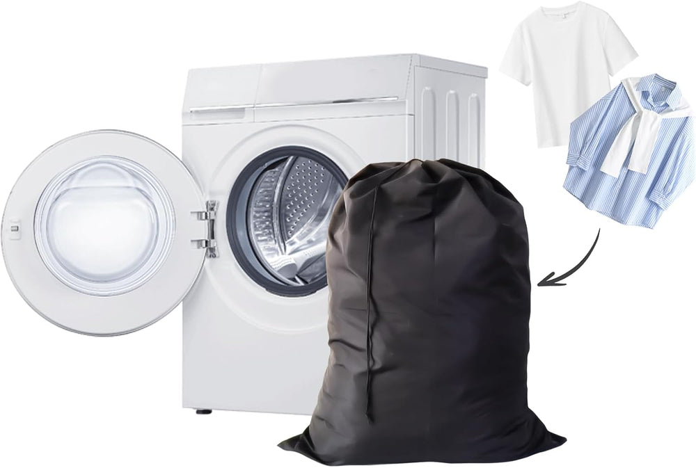 Extra Large Laundry Bag 30"x40", Black, 18 Pack