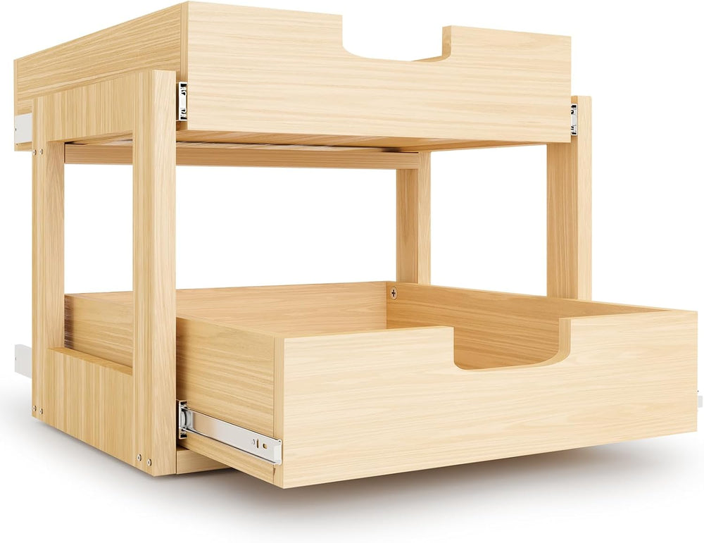 Pull Out Cabinet Organizer, 17''W×21''D×16''H Soft Cl...