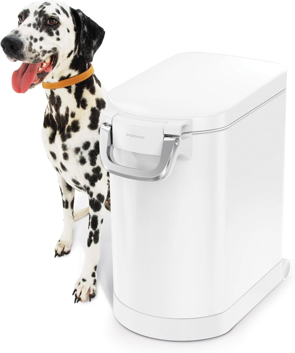 simplehuman Medium Pet Food Storage Container, Holds 25-29 lb / 11-13 kg of D...