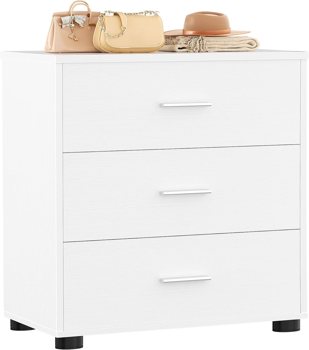 Aheaplus 21.7" Closet Drawers, Wood Closet Organizers and Storage, White