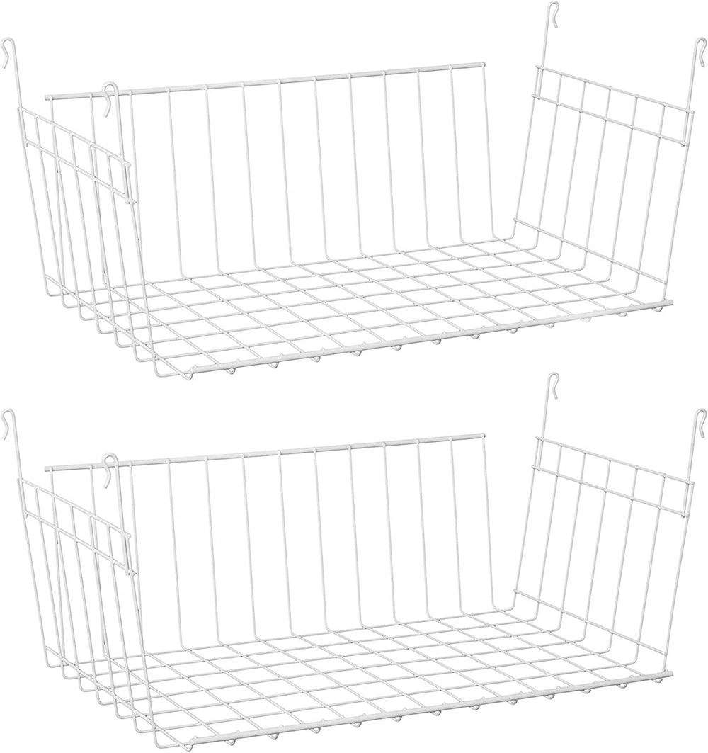 ClosetMaid 17 Inch Wide Hanging Basket Wire Shelving Accessory for Closet She...