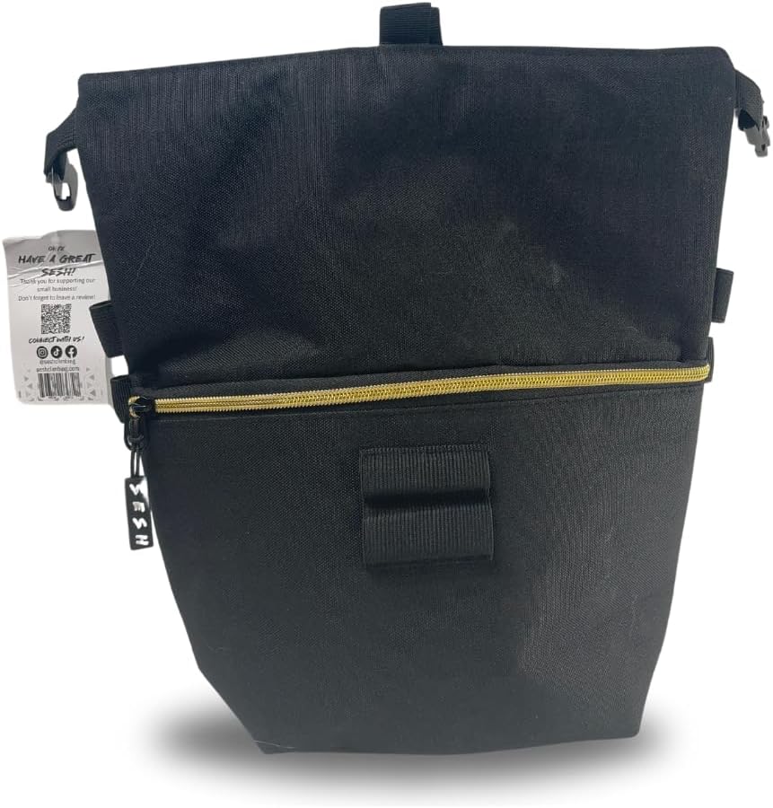 SESH Chalk Bucket - Large Size Chalk Bag for Climbing & Bouldering with M...