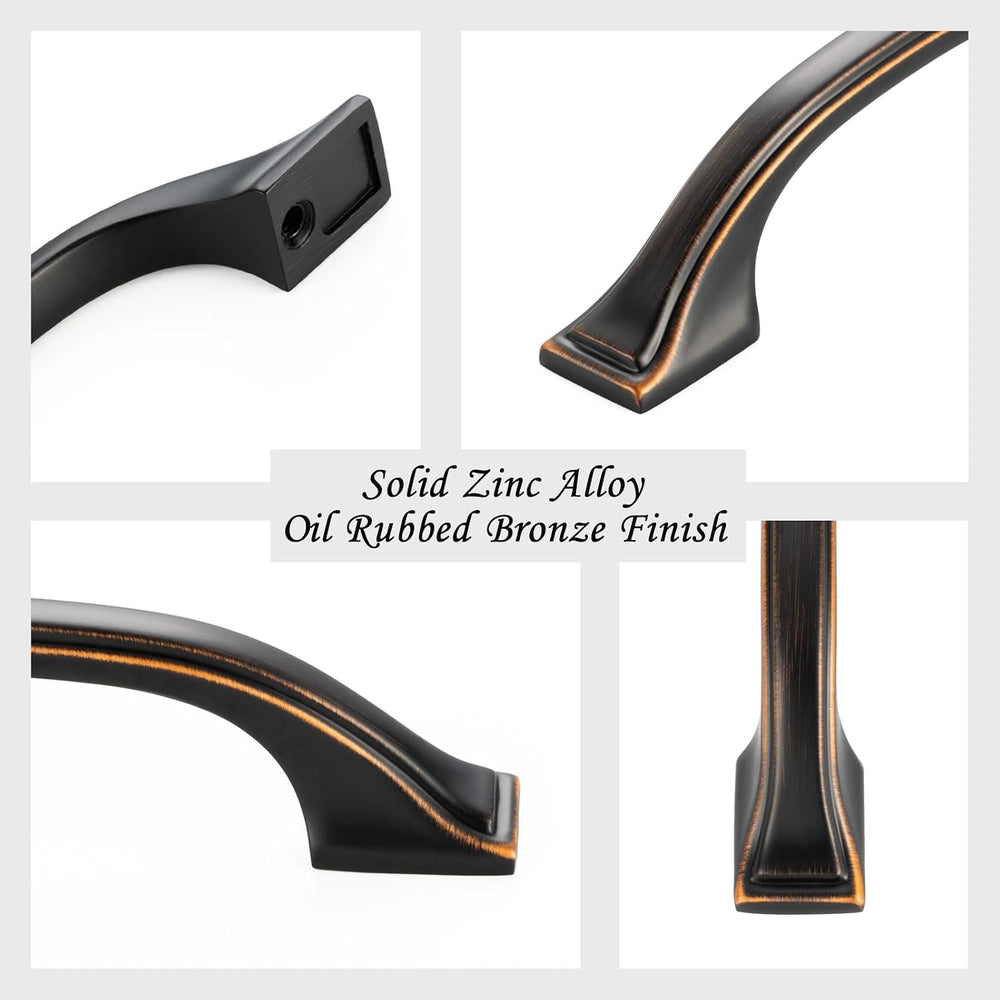 3 Inch Oil Rubbed Bronze Cabinet Pulls Arch Handles 30 Pack P2409