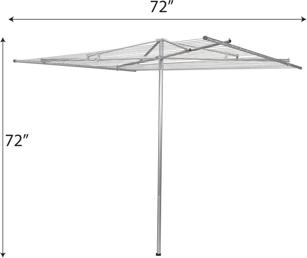 Household Essentials 17130-1 Rotary Outdoor Umbrella Drying Rack | Aluminum |...