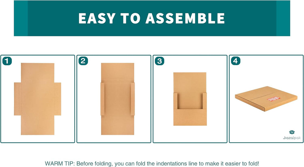 7-inch 45 RPM Record Mailers, 7.5x7.5x1.1 inch Shipping Boxes