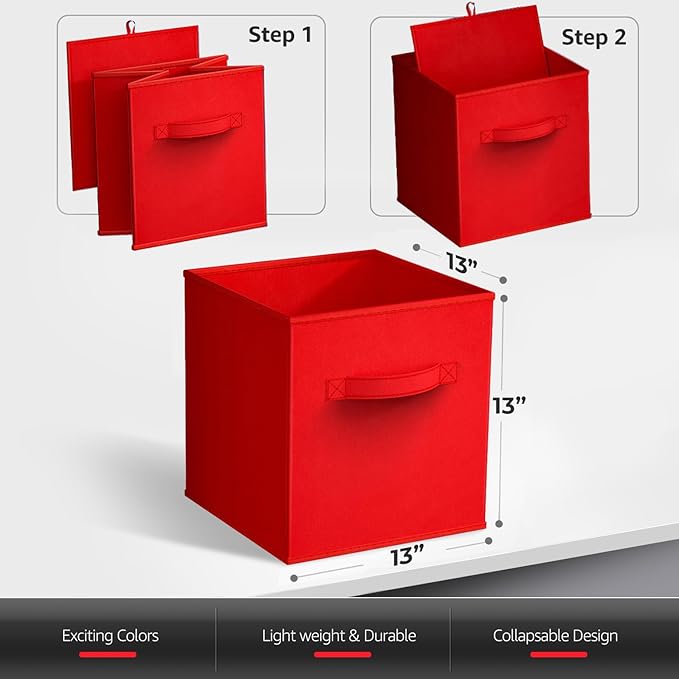 Sorbus 13 Inch Storage Bins
