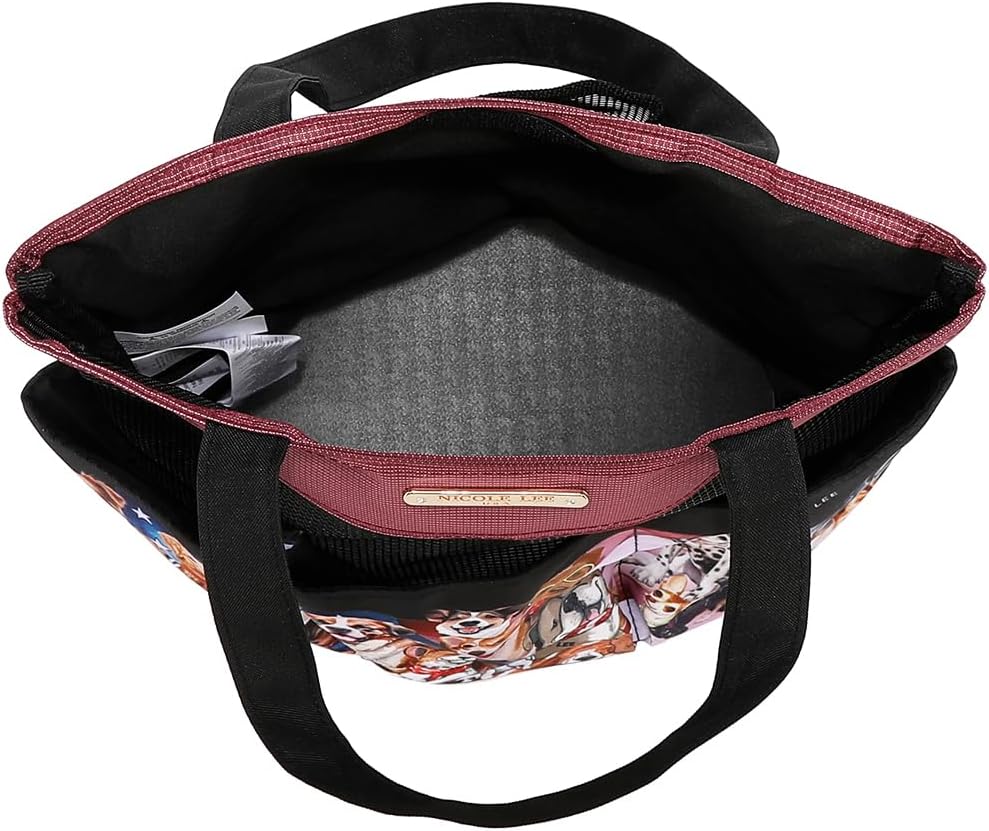 Nicole Lee Fashion Caddy Organizer Bag, 6 Pockets, Polyester, Meshed