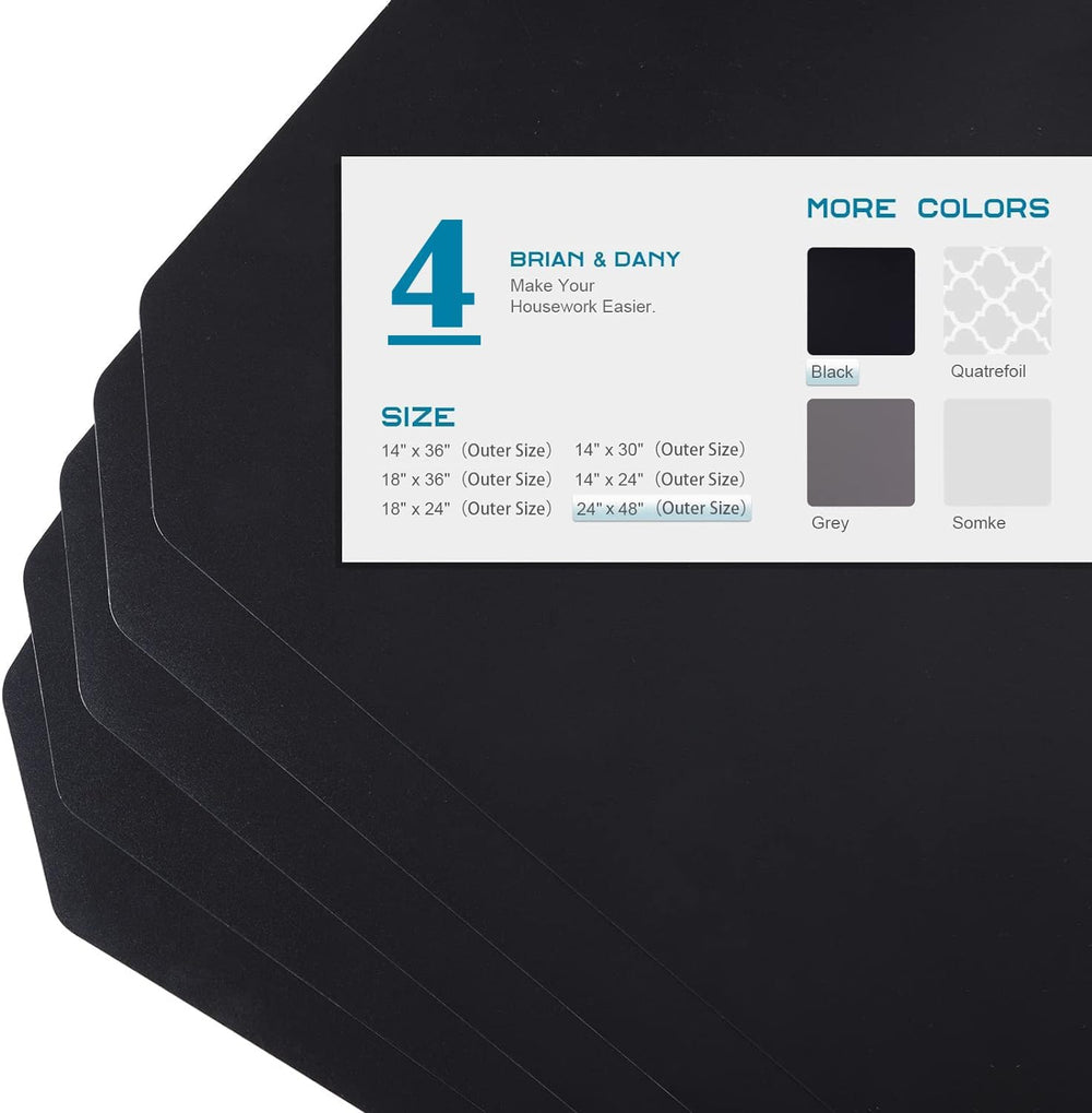 BRIAN & DANY Wire Shelf Liner 24" X 48", Heavy Duty Shelf Liner...