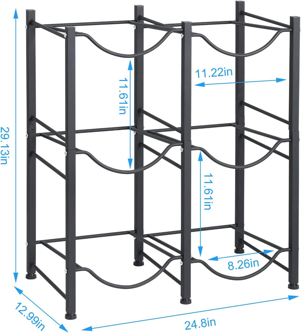 Nandae Water Cooler Jug Rack, 3-Tier Heavy Duty Water Bottle Holder Storage R...