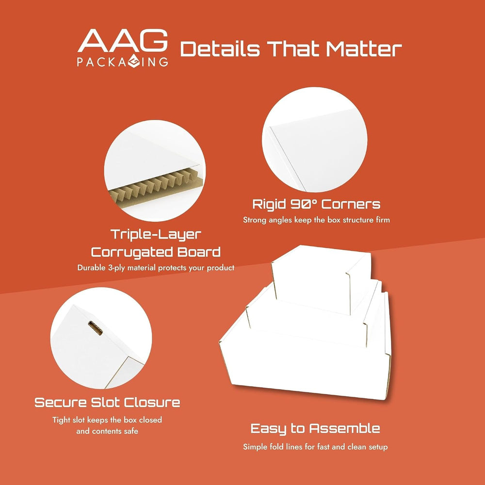 Corrugated Shipping Box Mailers, Kraft Brown, Triple-Layer Board Secure Slot ...