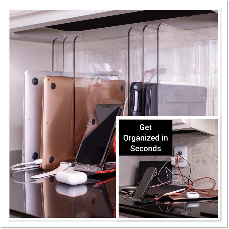 Bee Neat Closet Acrylic Shelf Dividers, Closet Organizer, 6 Pack, 8" x11 ⅝