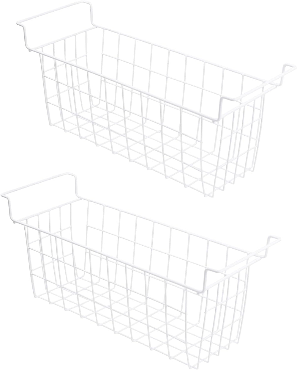 Chest Freezer Organizer Bins 20.5in Metal Wire Baskets