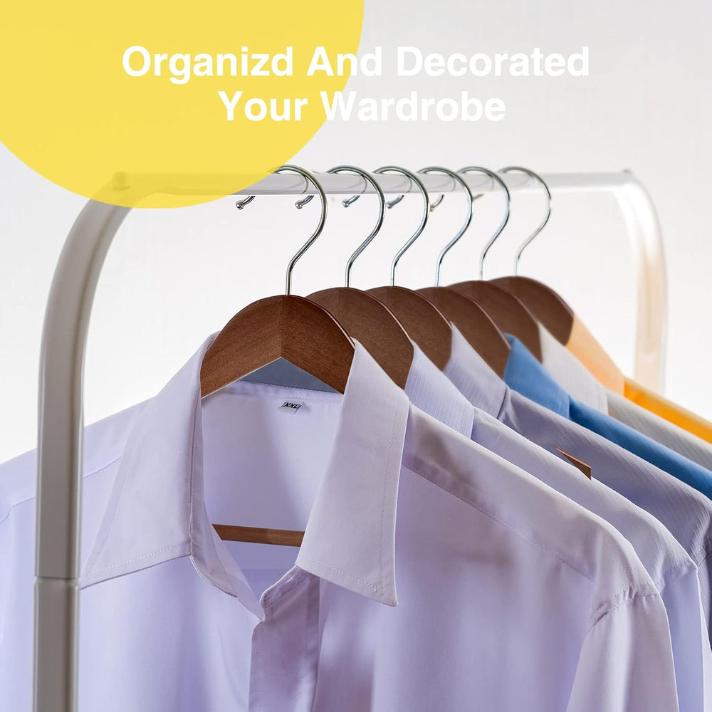 Wooden Hangers 90 Pack,Wooden Clothes Hanger for Daily Used,Heavy Duty Wood H...