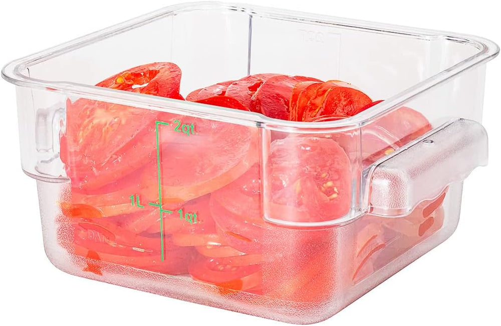 Restaurantware Met Lux 2 Quart Brine Buckets 10 Square Marinating Containers ...