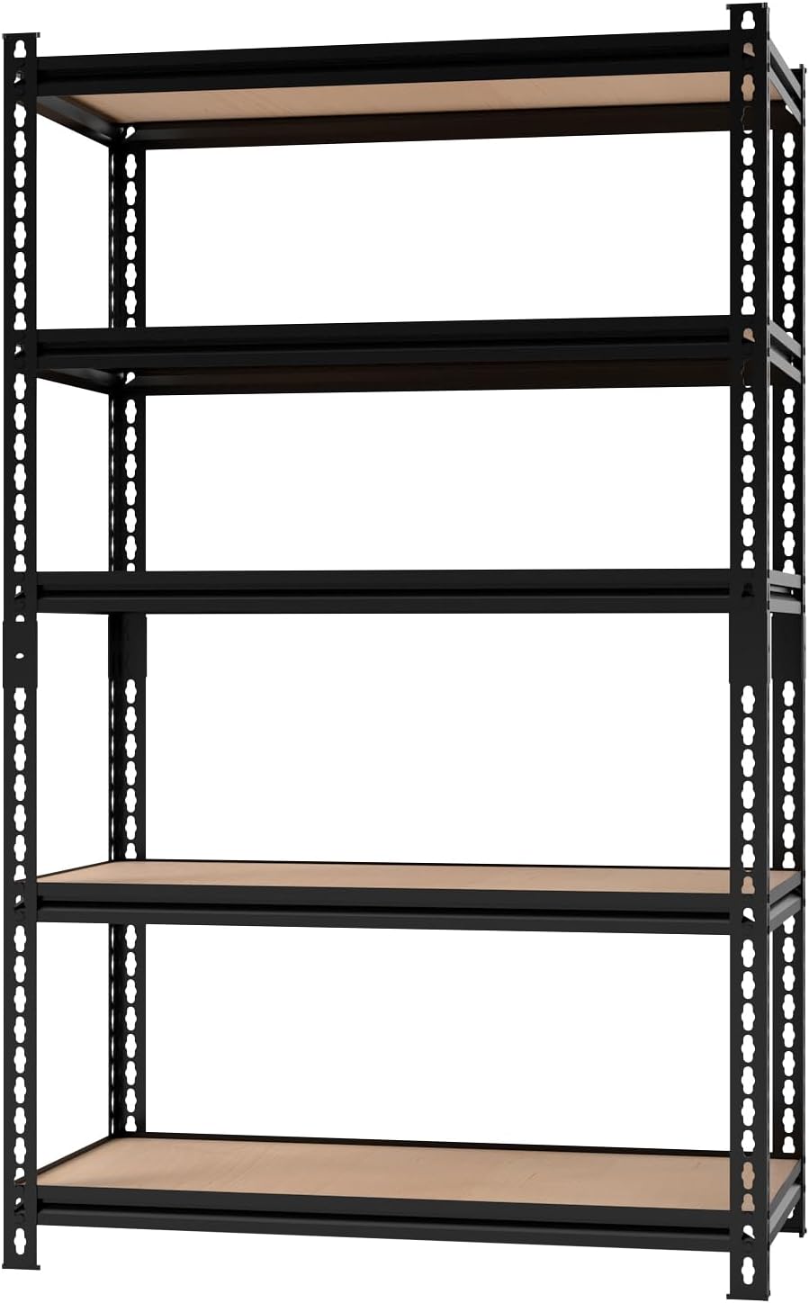 Heavy Duty Garage Shelving, 5 Tier Metal Adjustable Storage Shelves, 3000 LBS...