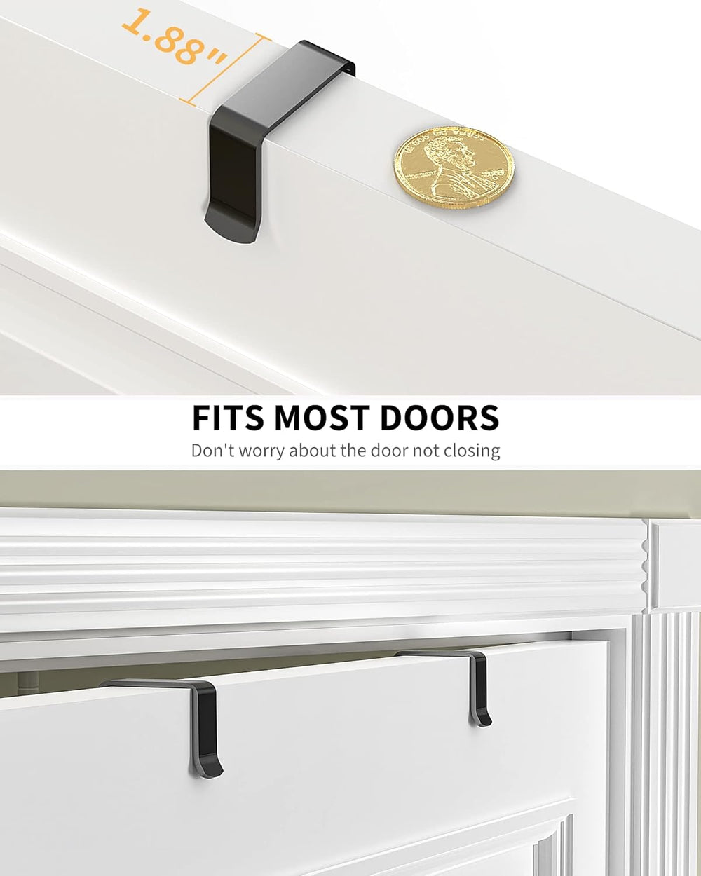 Moforoco 6-Tier Over The Door Pantry Organizer, Pantry Organization and Stora...