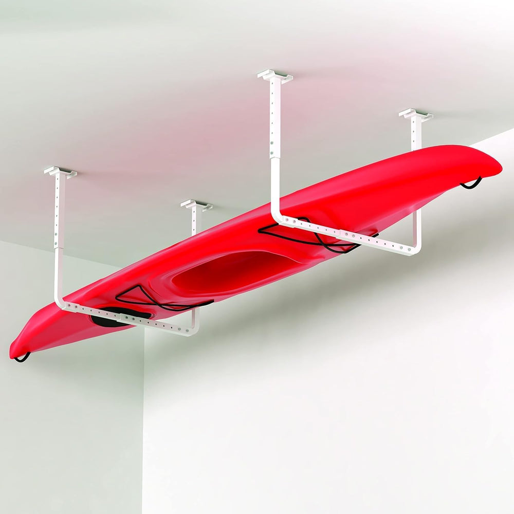 HyLoft 33 in. x 34 in. Adjustable Garage Ceiling Mount Storage Rack Kit, Gara...