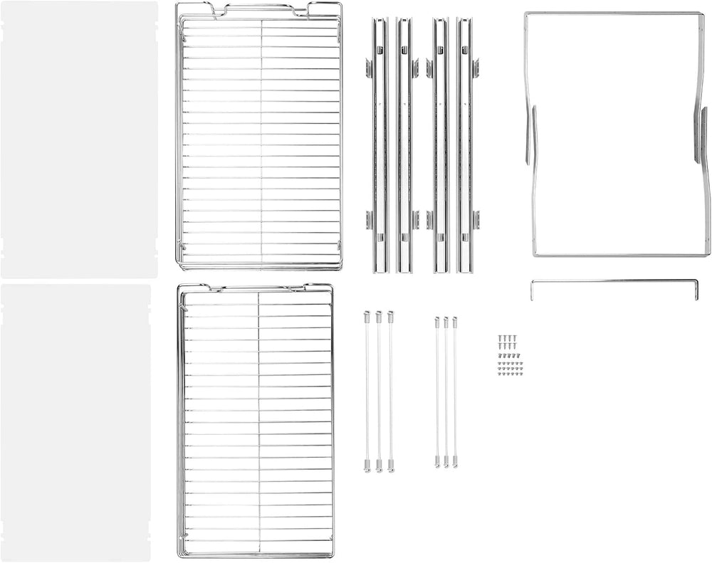 VEVOR Pull Out Cabinet Organizer, 14" Wx21.2 Dx15.2 H Heavy 2 Tier Duty ...