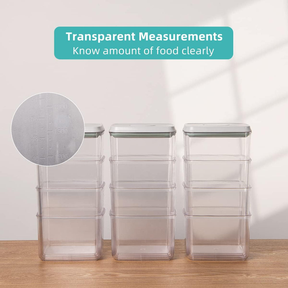 Ankou Pop Airtight Food Storage Containers with Lids for Kitchen Pantry Organ...