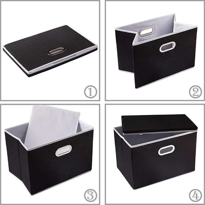 PRANDOM Extra Large Collapsible Storage Bins