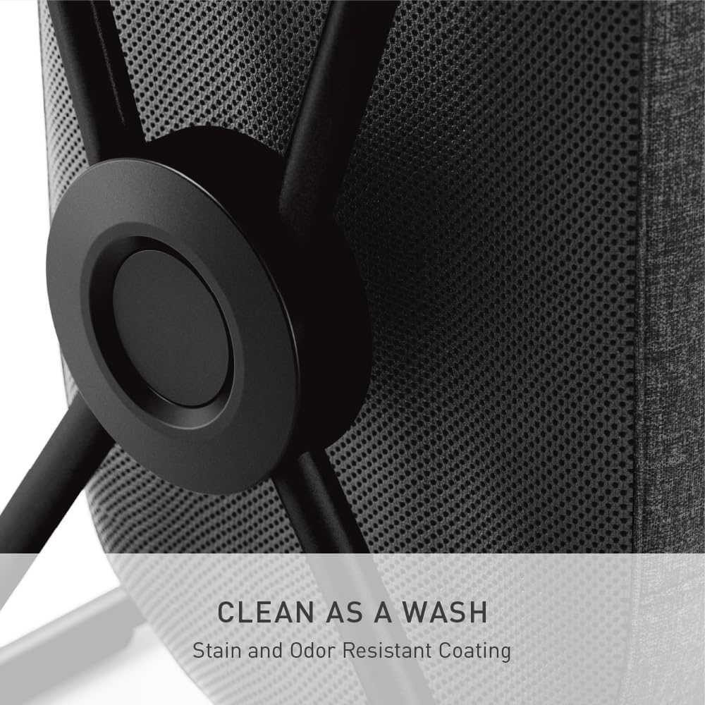 simplehuman X-Frame Hamper, Double Compartment Laundry Hamper for Bedroom Bat...