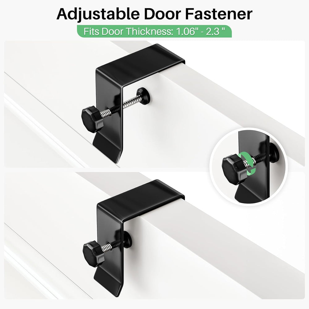 SNTD 8 Tiers Narrow Over the Door Organizer, 12.3"W x 4.7"D x 69&qu...
