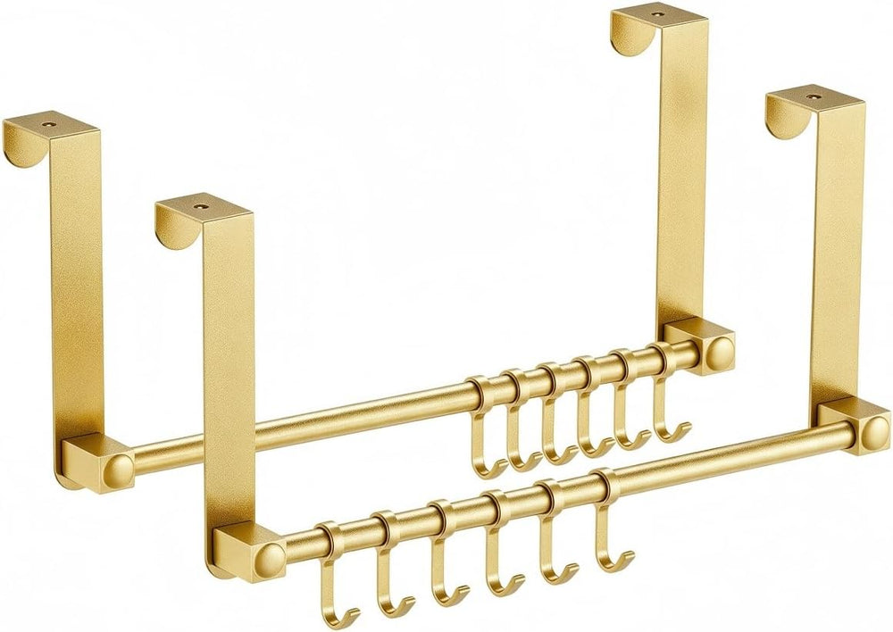 BOF Heavy Duty Over The Door Hooks, Door Hooks Hanger Organizer for Hanging