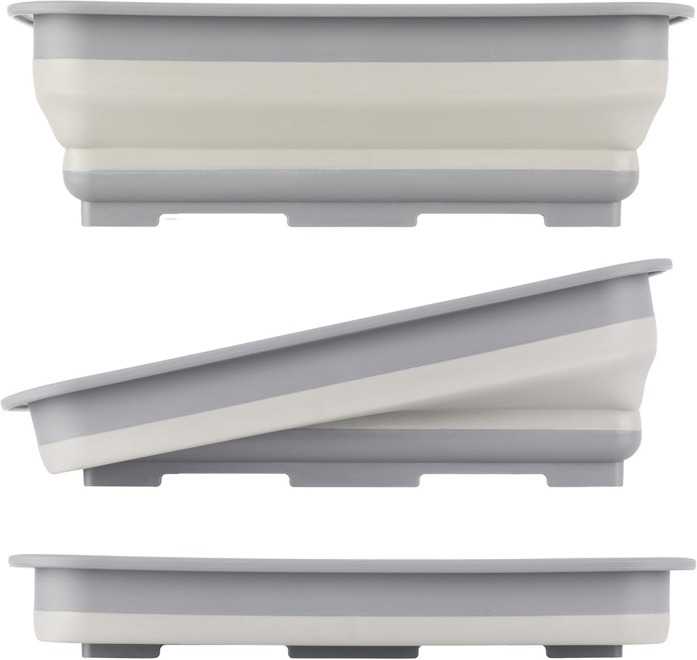 Collapsible Bucket for Cleaning 2-Pack - 7.27L Foldable Wash Bin Dish Tubs - ...