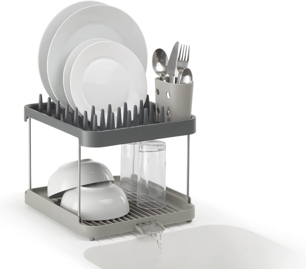 Joseph Joseph Duo 2-Tier Dish Rack - Grey