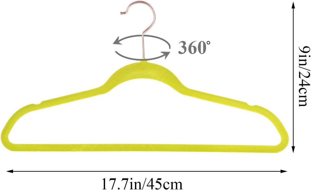 VECELO Premium Velvet Clothes Hangers Suit Heavy Duty (100 Pack)-Non Slip &am...