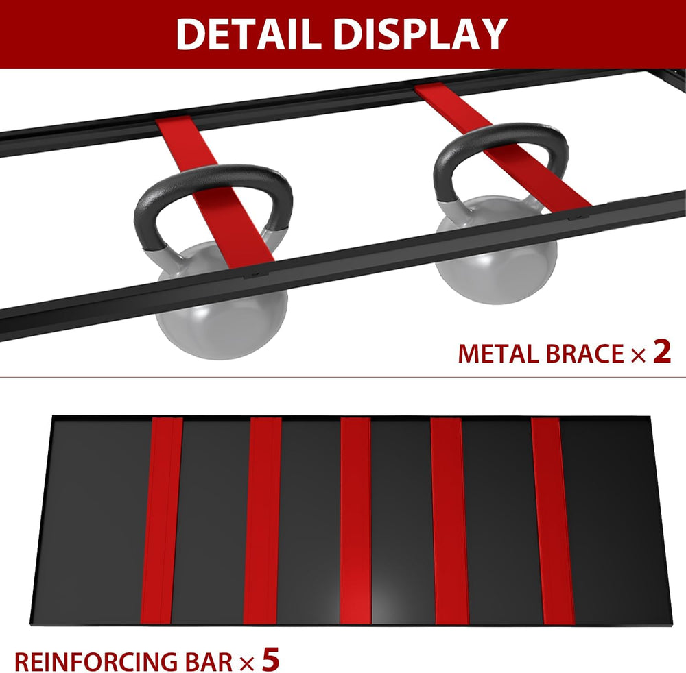 5 Tier Heavy Duty Garage Shelving Units, 5000 lbs Capacity Adjustable Metal S...