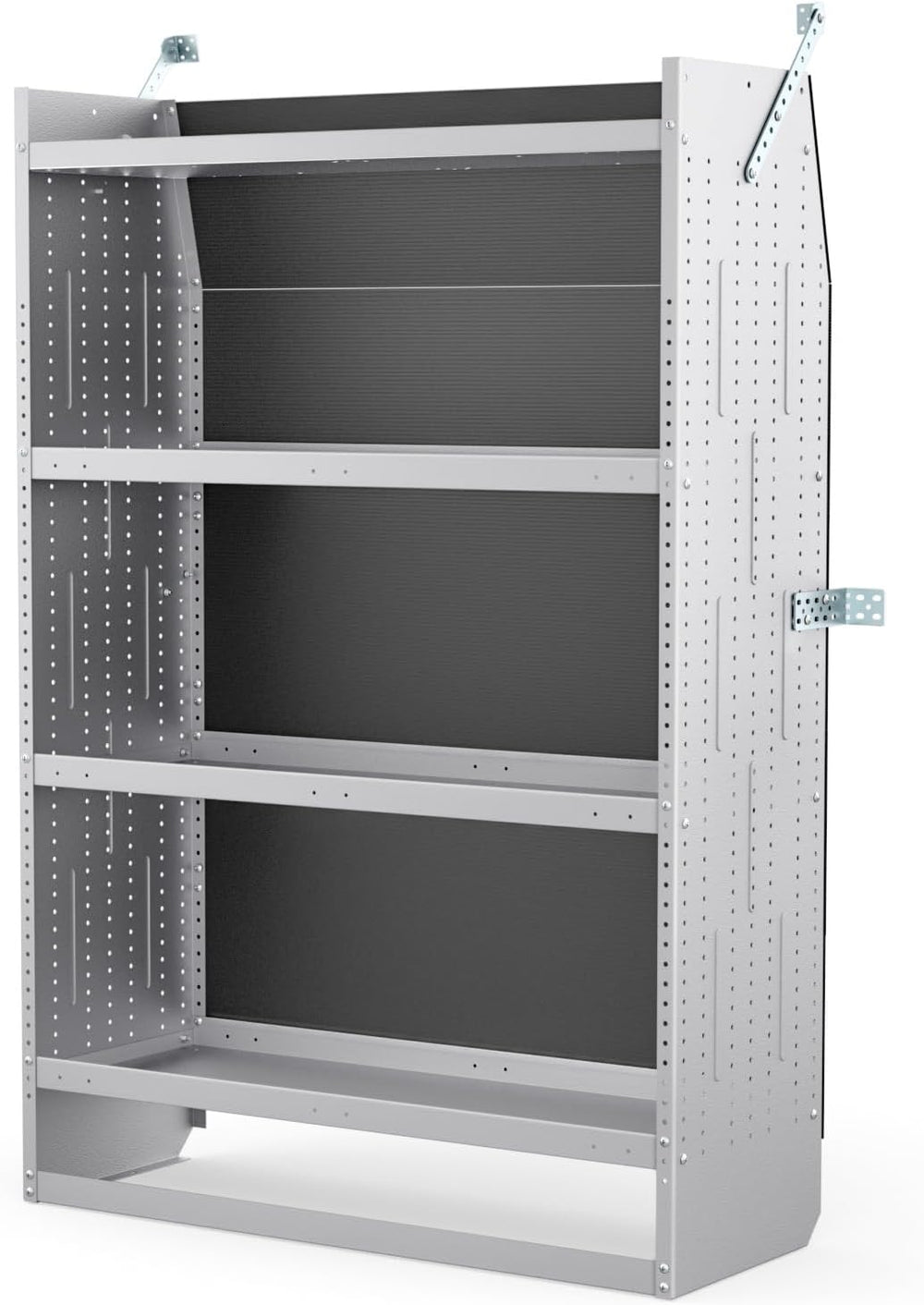 AA Products Model SH-6204 Steel Low/Mid/High Roof Van Shelving Storage System...