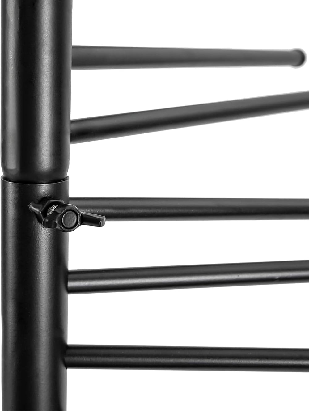 DYRABREST 67" Freestanding Scarf Organizer, Metal Spiral Scarf Holder wi...