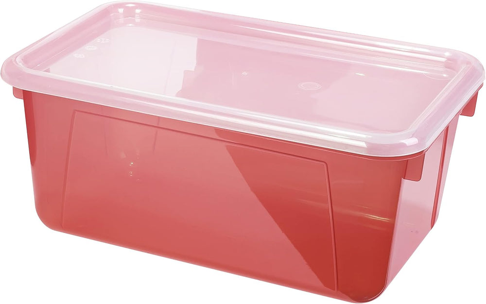 Storex Small Cubby Bins – Plastic Storage Containers for Classroom with Non-S...