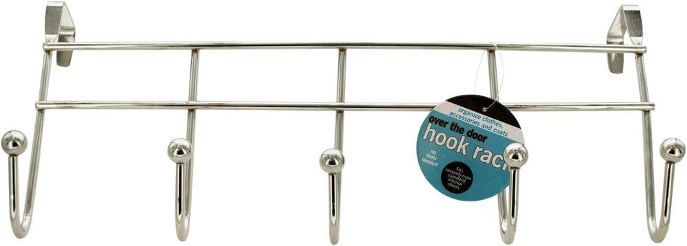 Kole Imports OD909 Over The Door Hook Rack