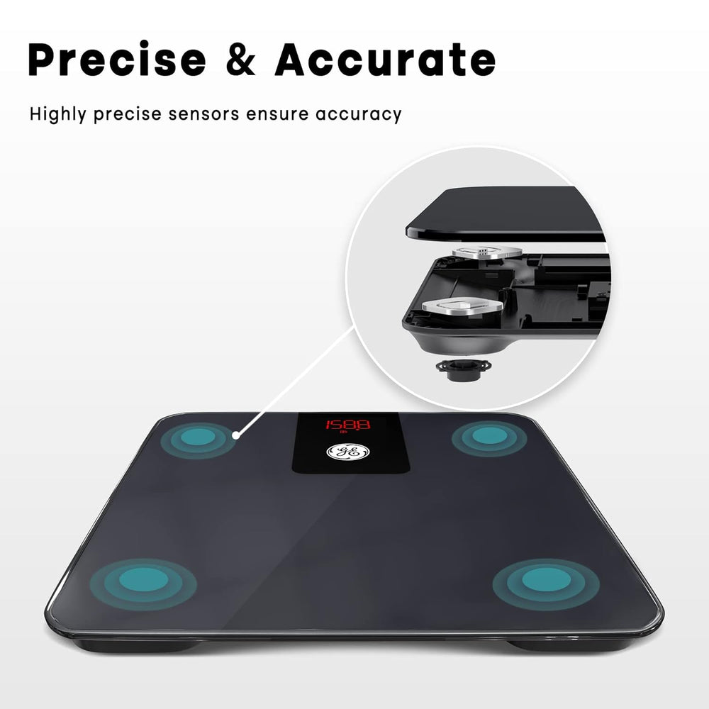 GE Bathroom Scale for Body Weight, Digital Smart Accurate 400 lb Weighing