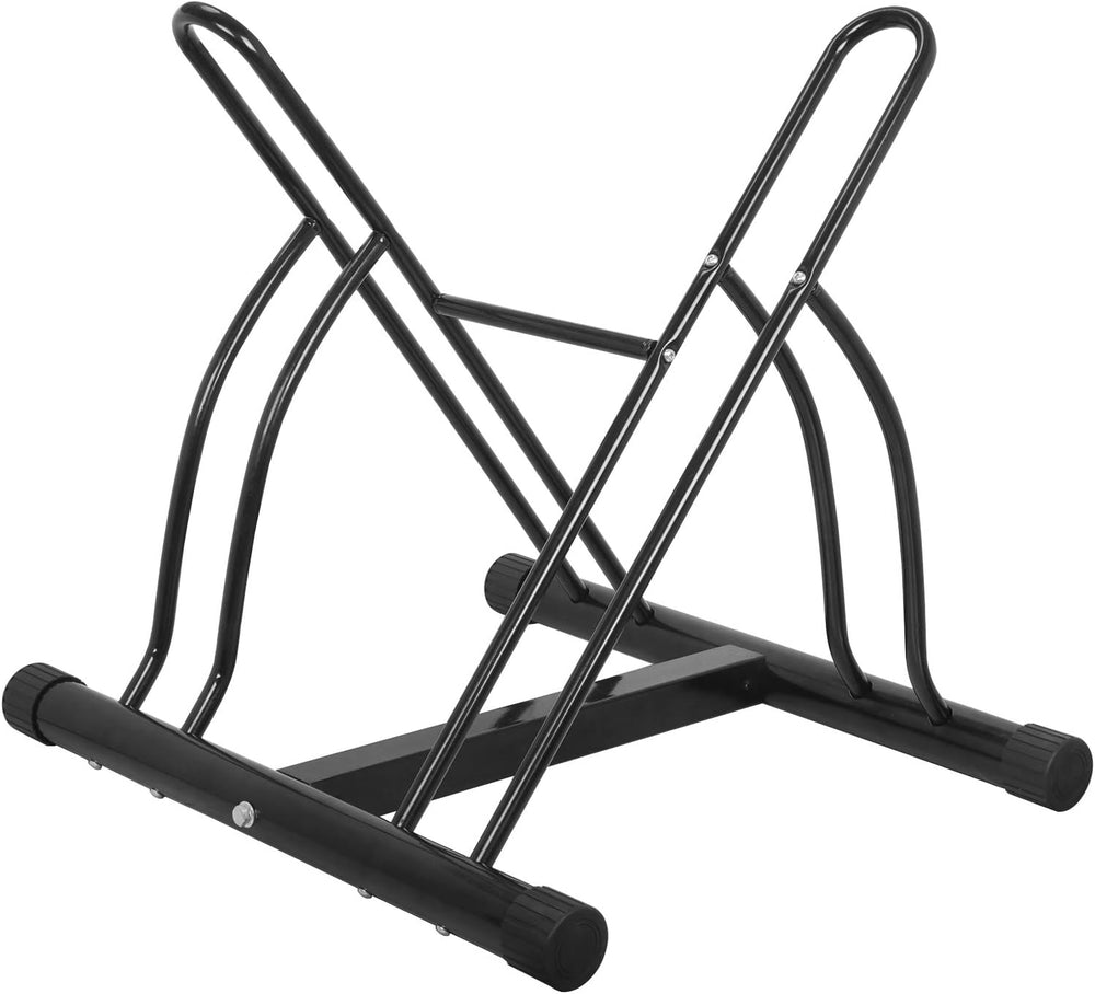 F2C 2-Bike Rack Bicycle Floor Stand Two Bike Parking Garage Storage Rack for ...