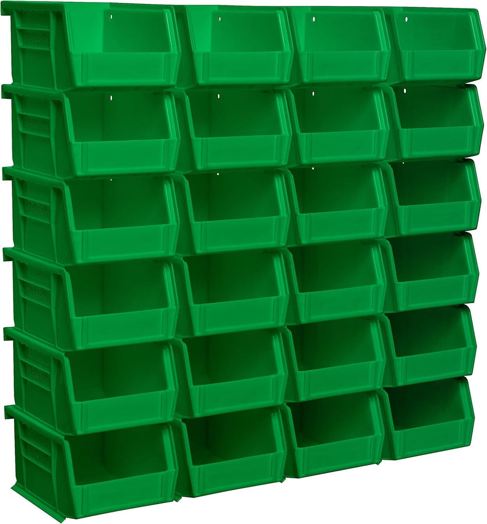 Akro-Mils 30210 AkroBins Plastic Storage Bins, Space-Saving Stackable Bins