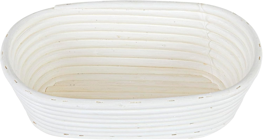 Restaurantware 9 3/4 In Oval Rattan Banneton Proofing Baskets, 1 Count