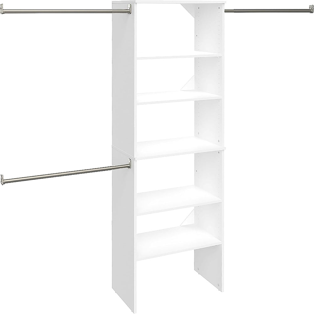 ClosetMaid SuiteSymphony Wood Closet Organizer System, 25-Inch Starter Kit wi...