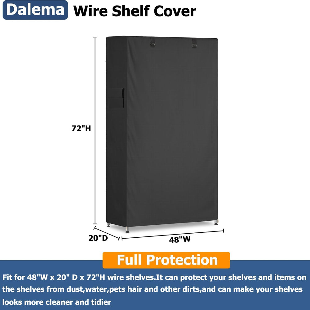 Storage Shelf Cover,Outdoor Heavy Duty 600D 48''W x 20''D x 7...