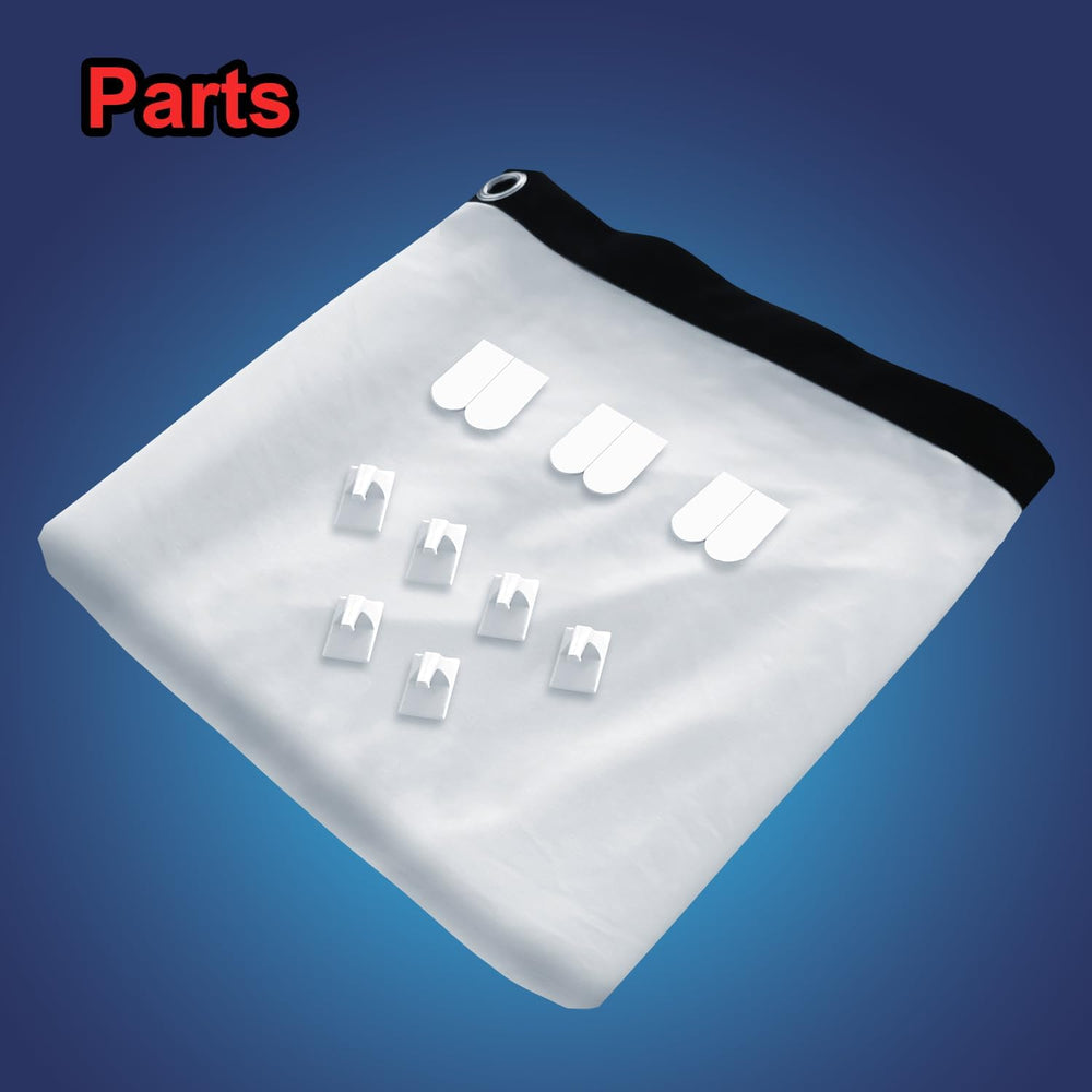 Halloween Projector Hologram Foldable Screen: 100 Inch Portable Anti Crease I...