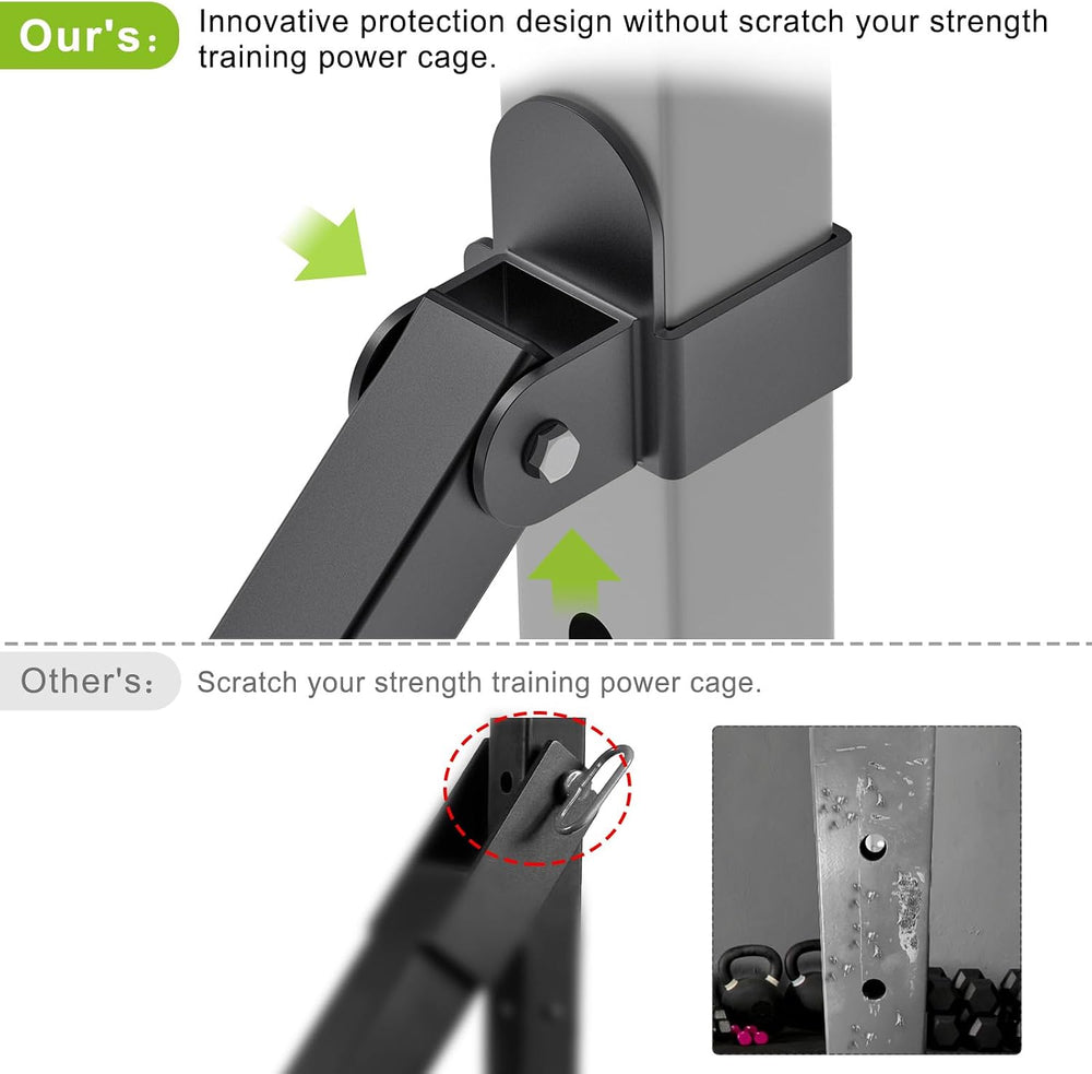 Kipika Power Rack Attachment for 5/8" & 1" Holes - Heavy Duty H...