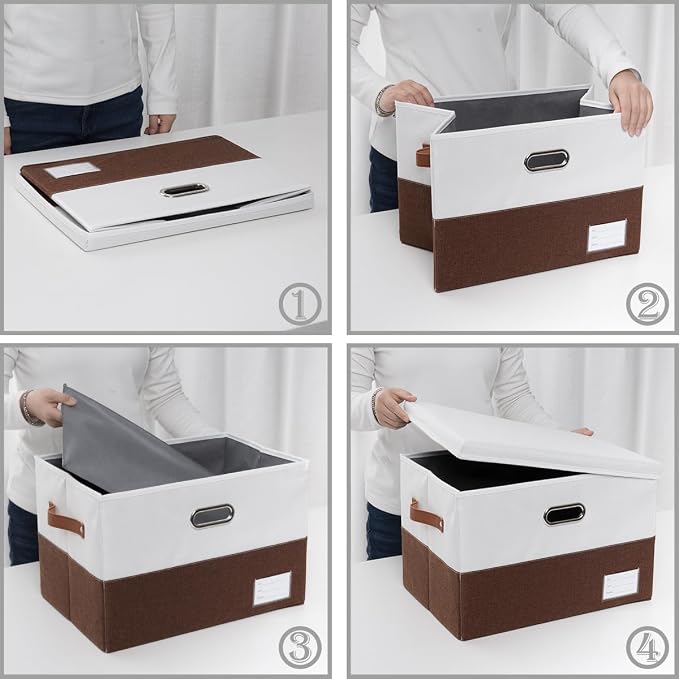 PRANDOM Foldable Storage Bins