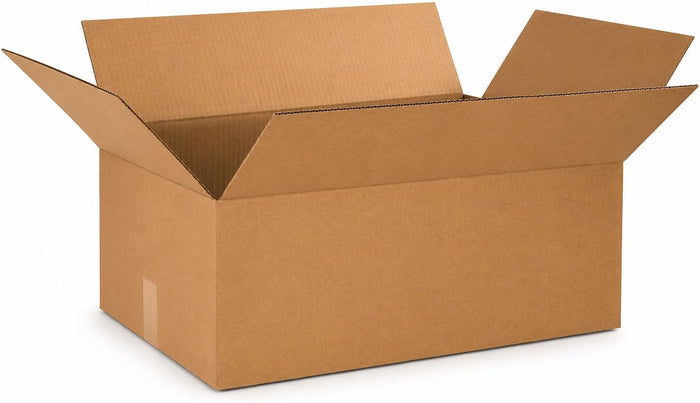 Box USA Shipping Boxes Large 24"L x 16"W x 8"H 20-Pack - Corrugated Cardboard Box for Moving, Mailing, Packing, Packaging and Storage