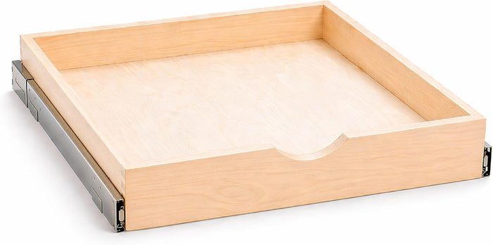 COUVER Birch Wood Pull Out Cabinet Organizer, Soft Close, 33 Inch
